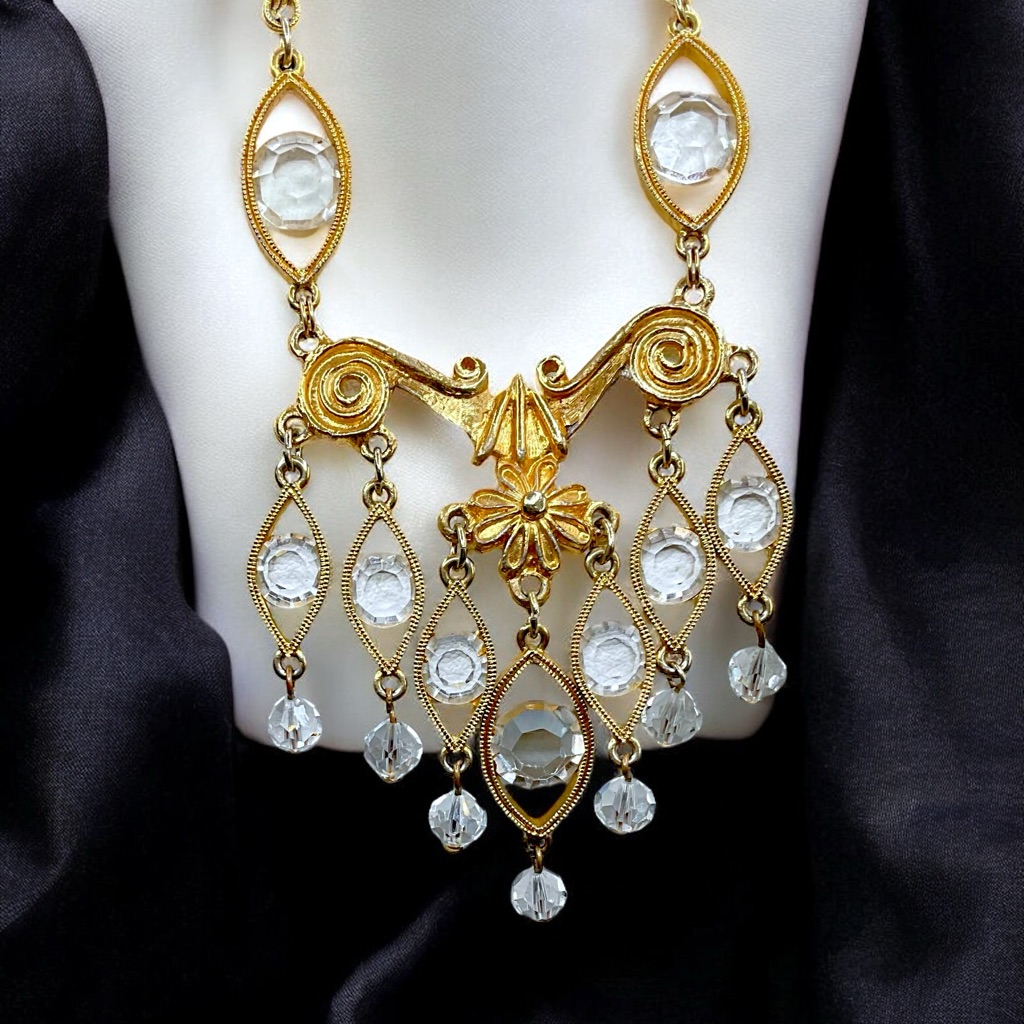 Rare Vintage Tortolani Art Nouveau Necklace 155$